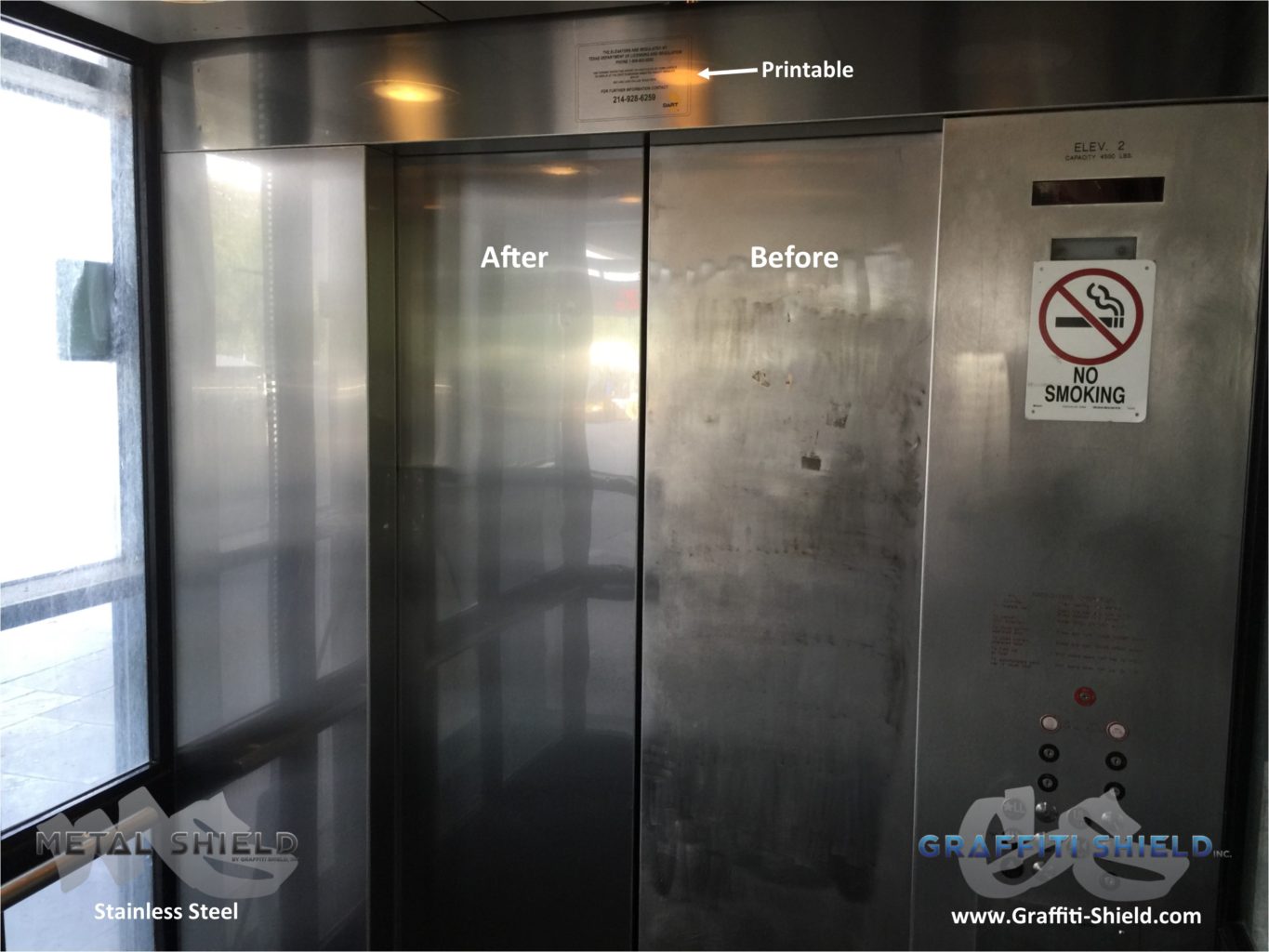Elevator refinishing window film Ohio