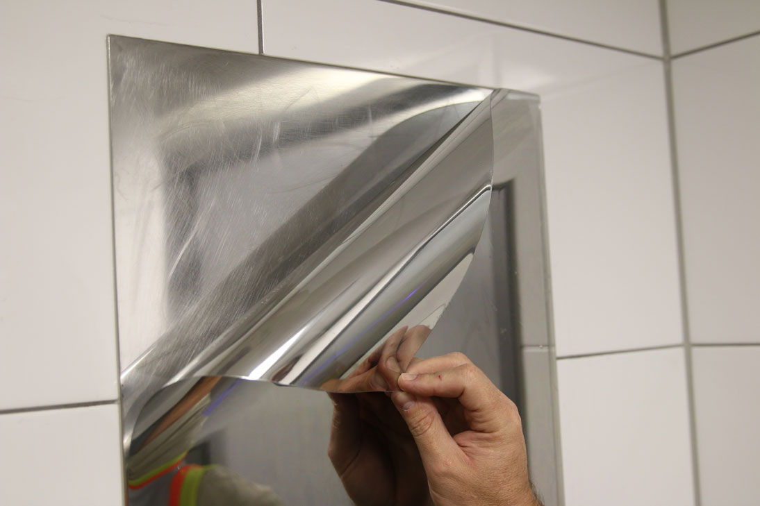 Mirror refinishing window film Ohio