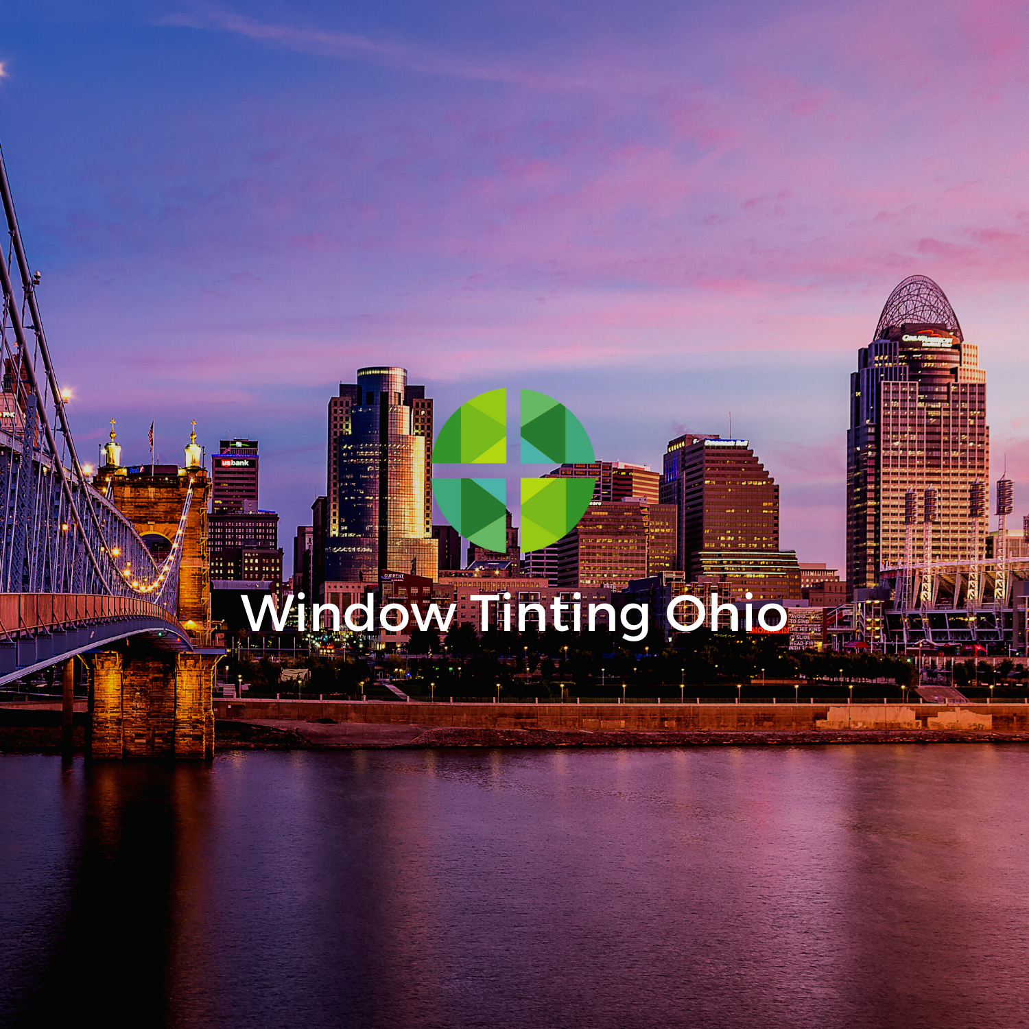 Commercial window film installation Ohio