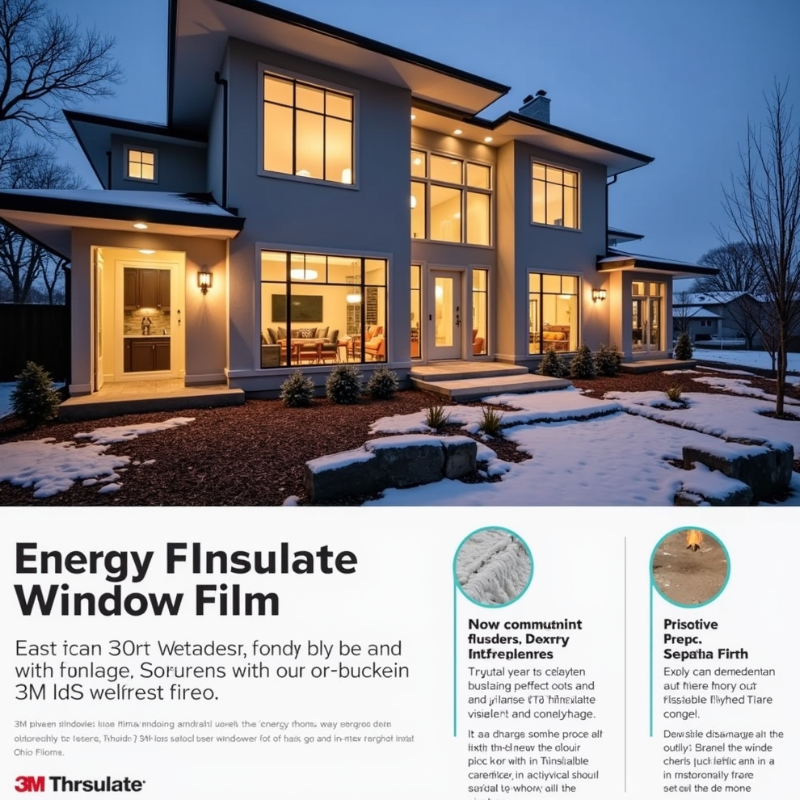 3M Thinsulate Window Film in Ohio for Energy Efficiency - Window Tinting Ohio
