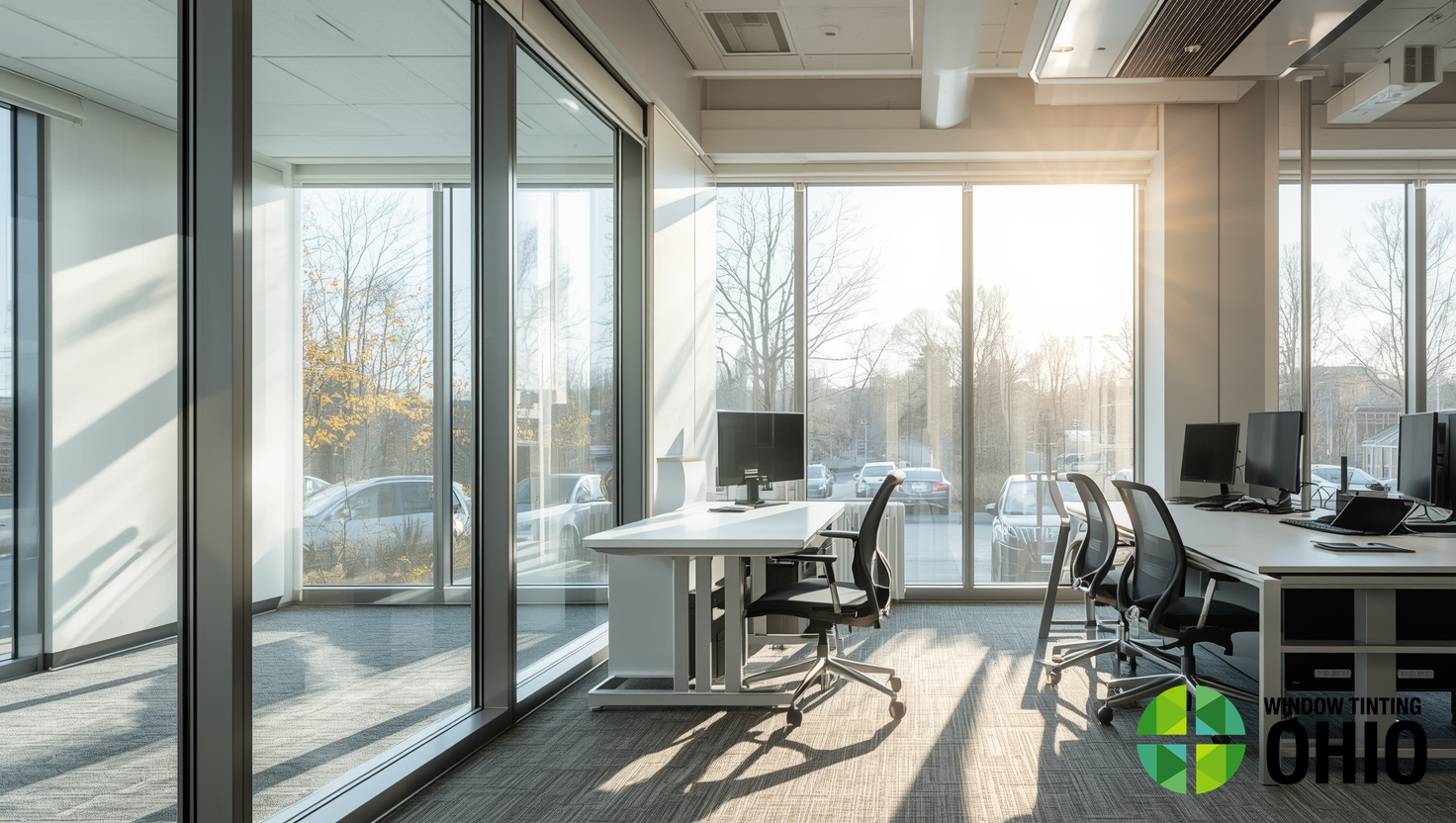 Commercial Window Film In Ohio For Glare Reduction And Clearer Workspaces - Window Tinting Ohio