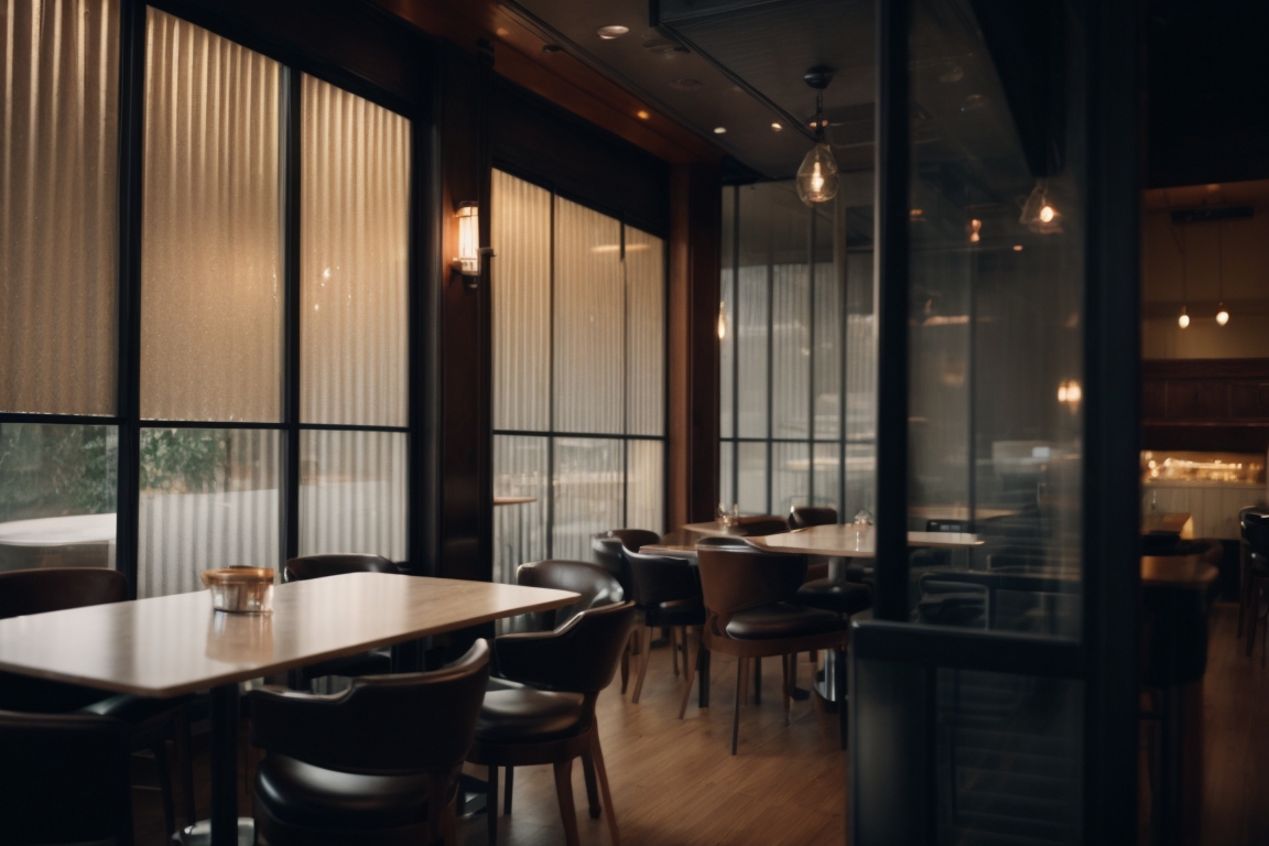 Ohio Bistros Embrace Frosted Privacy Film for Stylish Sustainability and Intimacy - Window Tinting Ohio